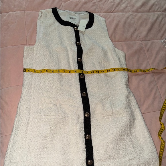 Abercrombie & Fitch White and Black Tall Dress - Picture 4 of 5